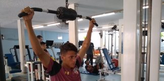 Jogadores da base do São Paulo em preparação física na Physio Athletic (Foto: Divulgação)