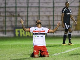 Micael comemora gol contra a Ponte Preta (Foto: Rogério Moroti/Agência Botafogo)